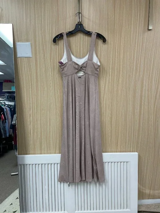 Prana Tan Print Dress Size Small - Picture 4 of 4